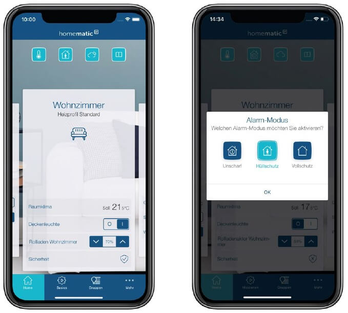 Screenshot App: Home Screen Alarm-Modus