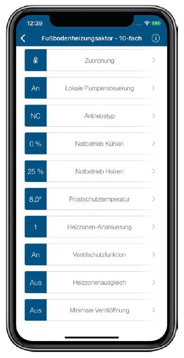 Heizkörperthermostate - Gerätezuordnung