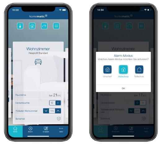 Screenshot Alarmmodus