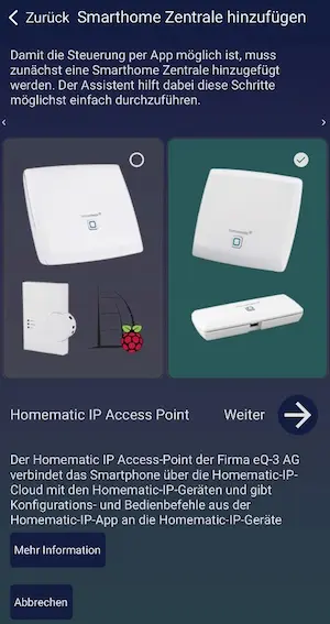 Screenshot Smartha App - Integration - 1