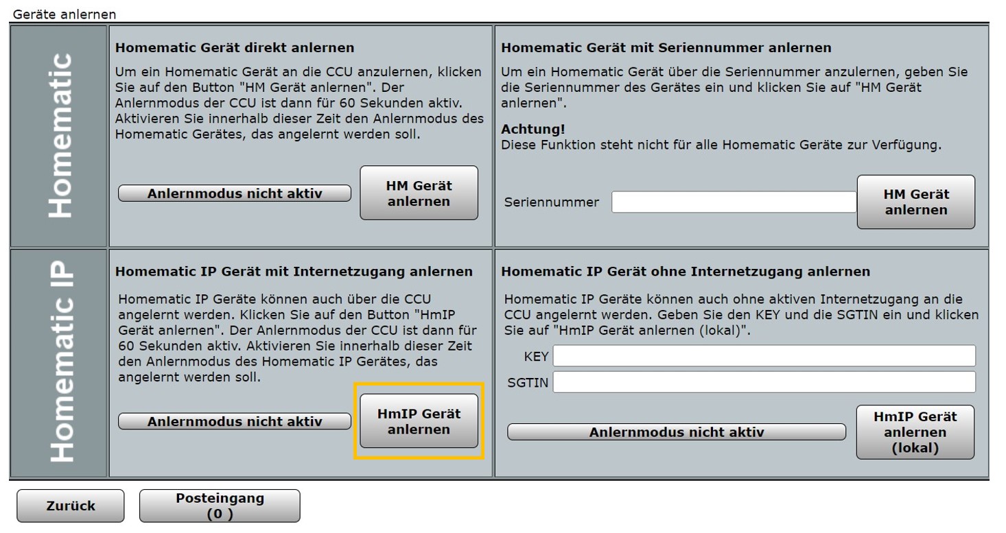 Screenshot - Gerätanlernen - Varianten