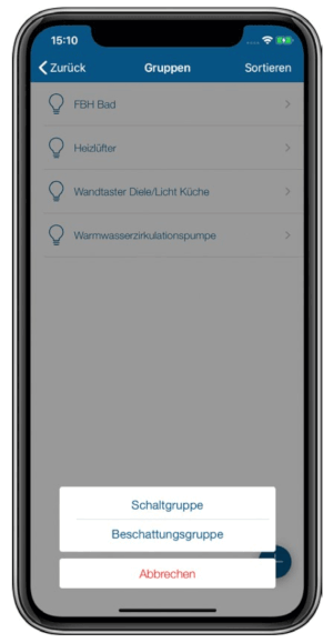 Screenshot Beschattungsgruppen 1