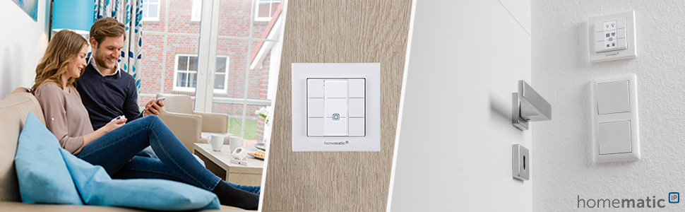 Homematic IP Wandtaster - 6fach