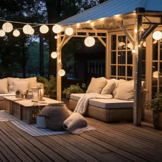 Smarte Auenbeleuchtung für Garten & Terrasse