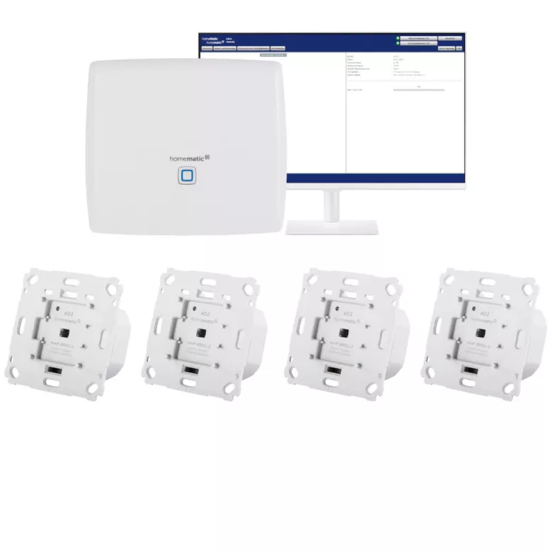 CCU3 Rolladensteuerung Komplettpaket fr 4 Rollden