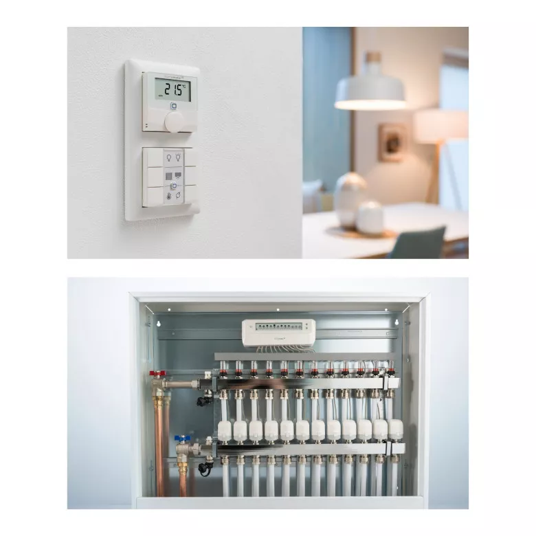 Homematic IP HCU Fußbodenheizungssteuerung motorisch für 6 Räume