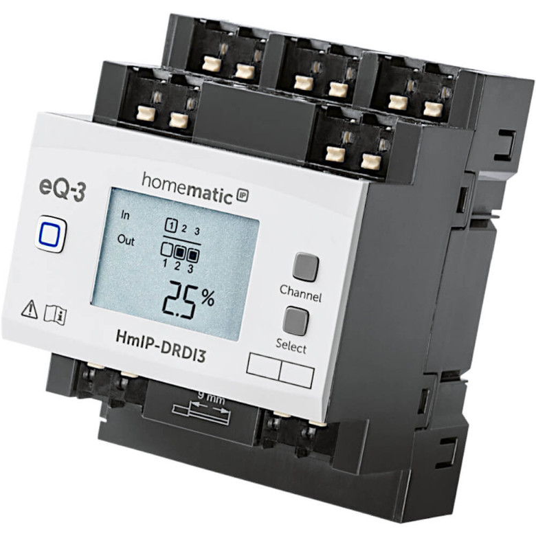 Homematic IP Dimmaktor fr Hutschienenmontage - 3-fach