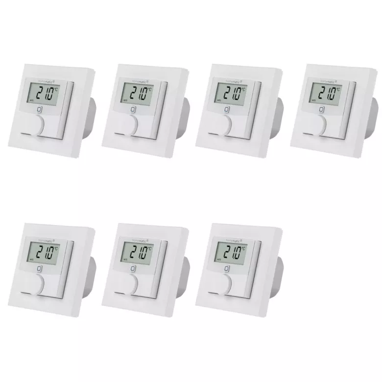 Homematic IP Erweiterungsset Wandthermostat (230V) - 7 Rume