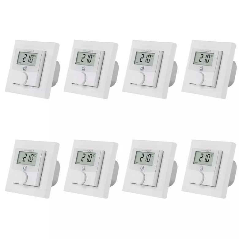 Homematic IP Erweiterungsset Wandthermostat (230V) - 8 Rume