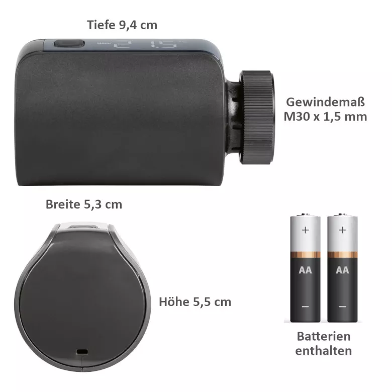 Homematic IP Evo Heizungssteuerung - anthrazit