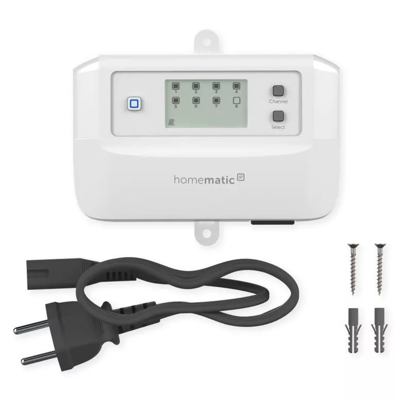Homematic IP Fubodenheizungscontroller - 8-fach, motorisch