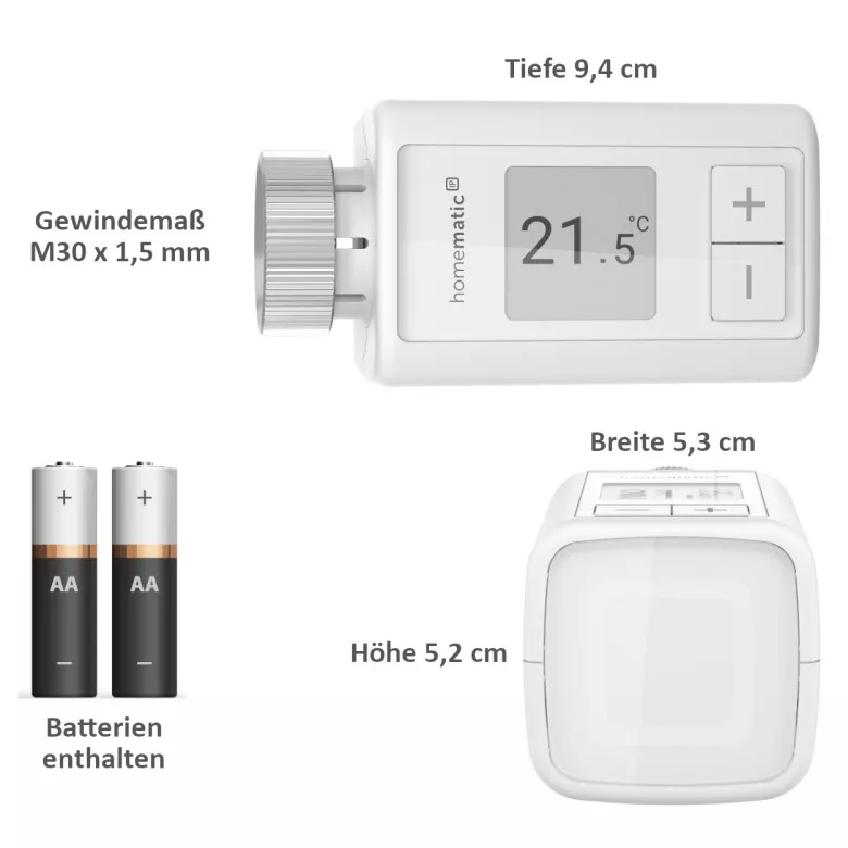 Homematic IP Flex Heizungssteuerung fr 5 Heizkrper