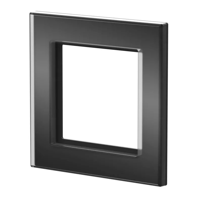 Homematic IP Glasrahmen - 1-fach - schwarz