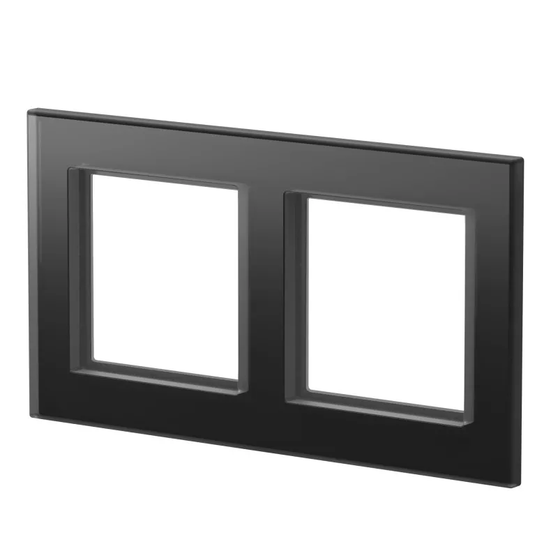 Homematic IP Glasrahmen - 2-fach - schwarz