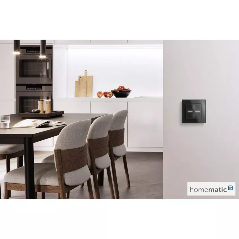 Homematic IP Glastaster - schwarz