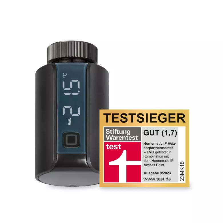 Homematic IP Heizkrperthermostat - Evo - anthrazit