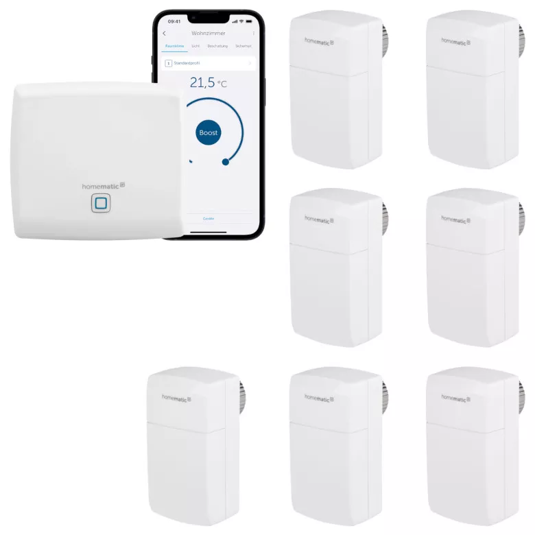 Homematic IP Heizungssteuerung Behrdenmodell fr 7 Heizkrper