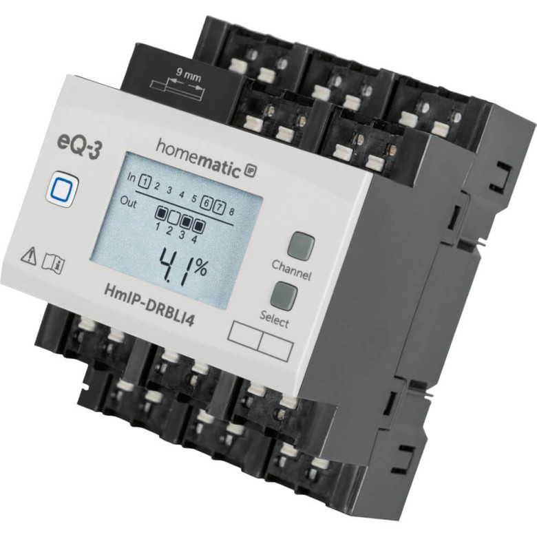 Homematic IP Jalousie-/Rolladenaktor fr Hutschienenmontage - 4-fach