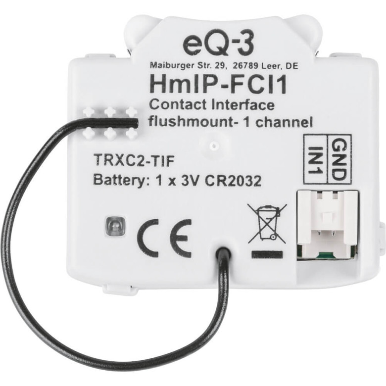 Homematic IP Kontakt-Schnittstelle Unterputz - 1-fach