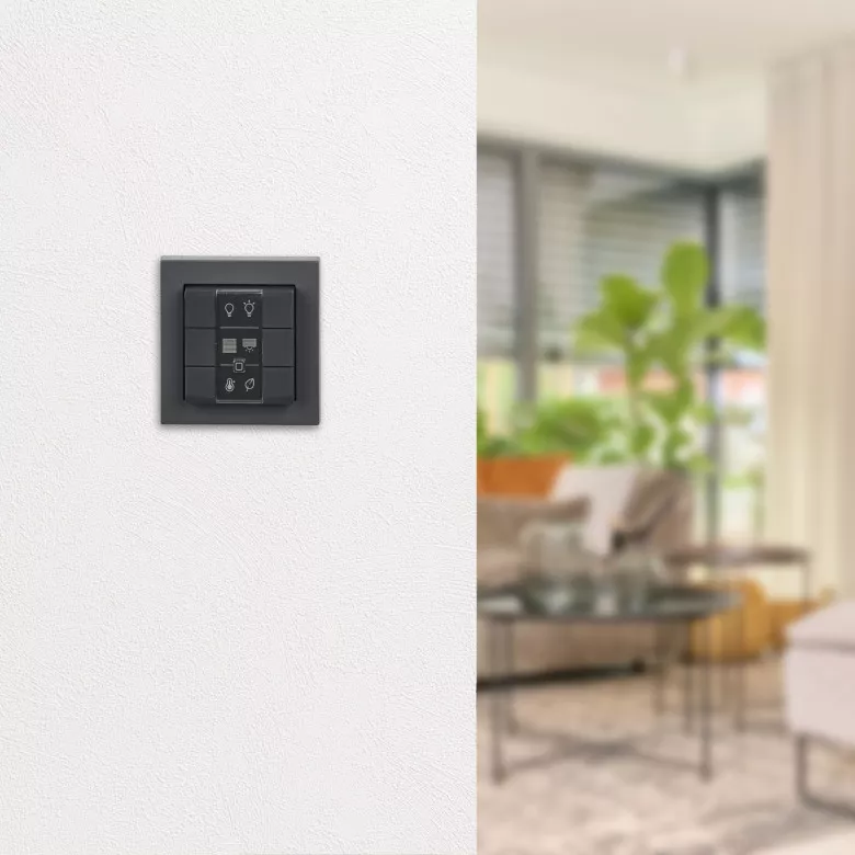 Homematic IP Wandtaster - 6-fach, anthrazit