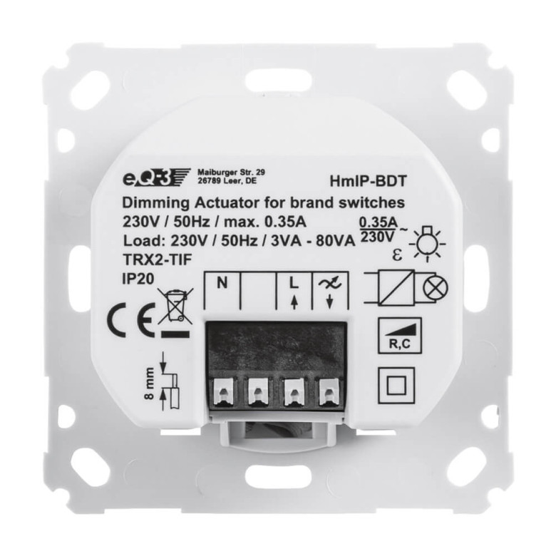 Homematic IP Dimmaktor fr Markenschalter