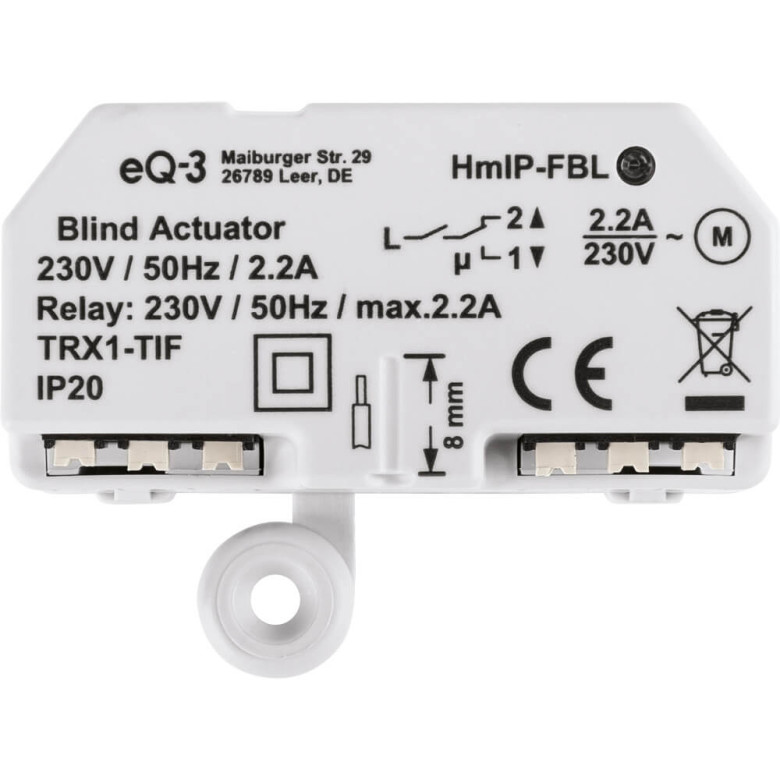 Homematic IP Jalousieaktor Unterputz