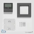 Homematic IP Temperatur- und Luftfeuchtigkeitssensor mit Display - anthrazit