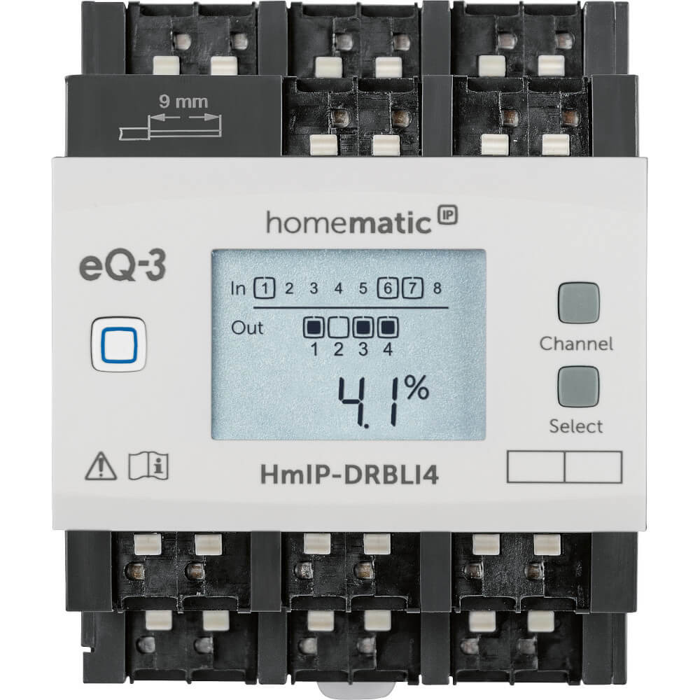 Homematic IP Jalousie- Rolladenaktor - Hutschienenmontage