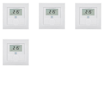 Homematic IP Erweiterungsset Wandthermostat (Bat.) - 4 Rume