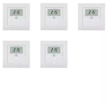 Homematic IP Erweiterungsset Wandthermostat (Bat.) - 5 Rume
