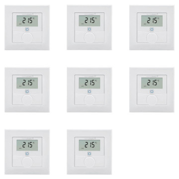 Homematic IP Erweiterungsset Wandthermostat (Bat.) - 8 Rume