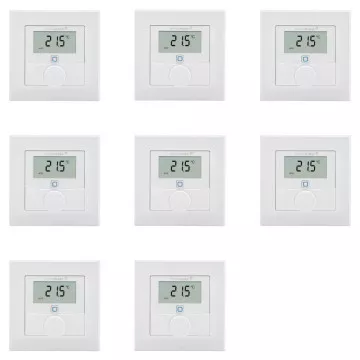 Homematic IP Erweiterungsset Wandthermostat (Bat.) - 8 Rume