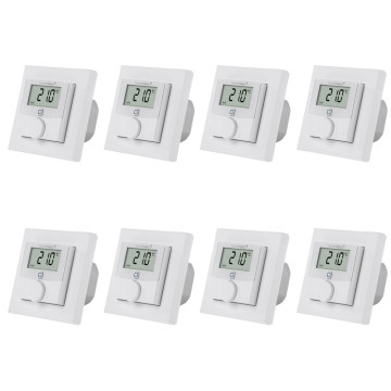 Homematic IP Erweiterungsset Wandthermostat (230V) - 8 Rume