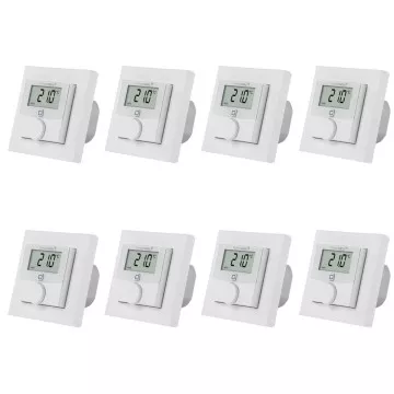 Homematic IP Erweiterungsset Wandthermostat (230V) - 8 Rume