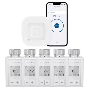 Homematic IP Flex Heizungssteuerung fr 5 Heizkrper