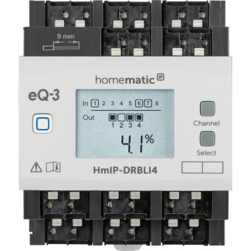 Homematic IP Jalousie-/Rolladenaktor fr Hutschienenmontage - 4-fach