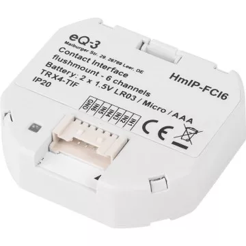 Homematic IP Kontakt-Schnittstelle Unterputz - 6-fach